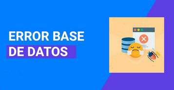 Solucionar error Bases de Datos | Reparamos tu WEB. MTD