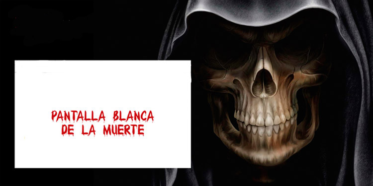 Error Pantalla Blanca