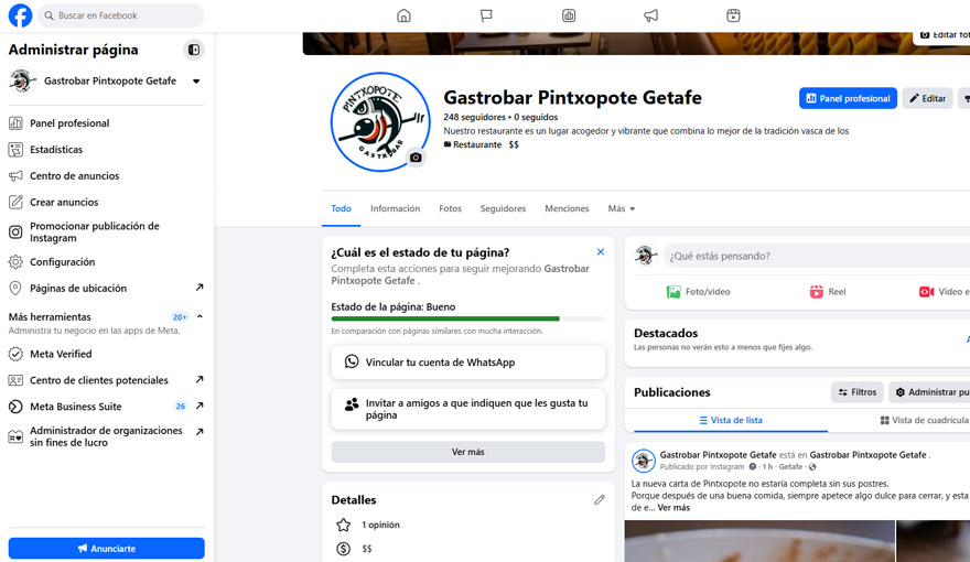 Crear Pagina de Facebook + Instagram